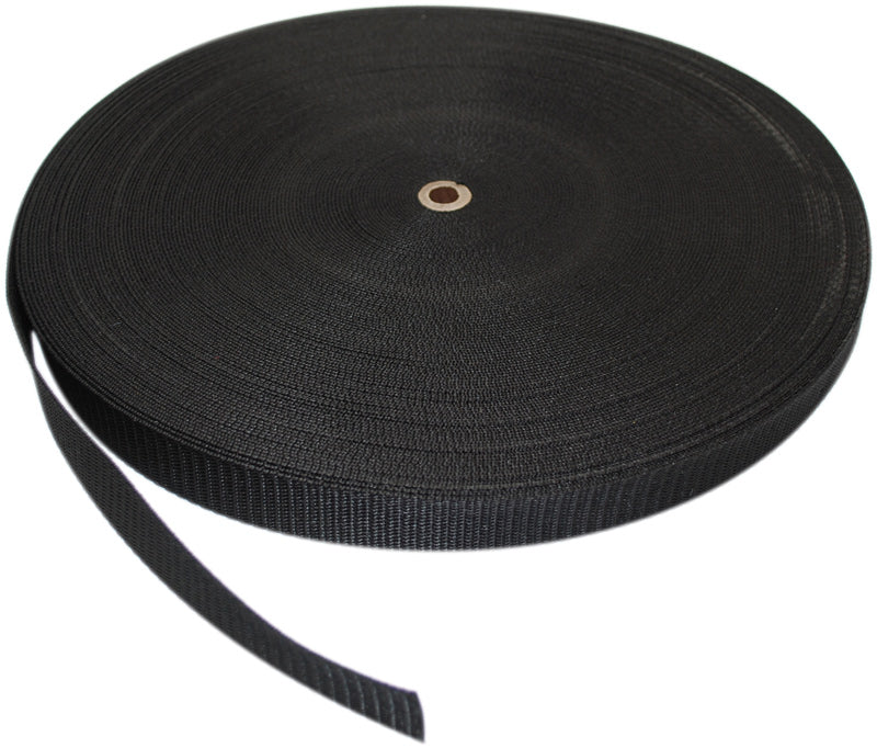 Webbingband P/P Svart 15mm
