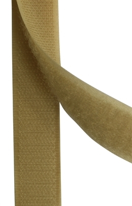 Kardborre 20mm - Beige Hård