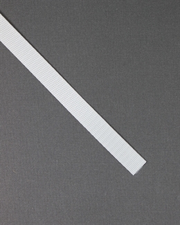 Webbingband Polyester - 12mm Vit (Tunt)