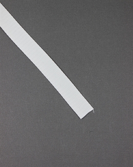 Webbingband Polyester - 20mm Vit (Tunt)