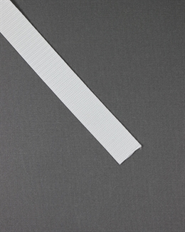 Webbingband Polyester - 25mm Vit (Tunt)