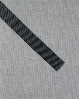 Webbingband Polyester - 15mm Svart (Tunt)