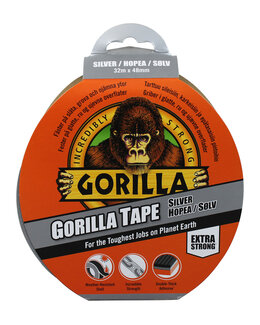 Gorilla Tejp - 4,8 x 32 Silver